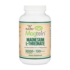Magnesium L-Threonate 2,000mg Magtein, Natural Sleep Support, 120 Capsules | Cognitive Function, Neurological Health, Sleep + Memory Support, 90-Day Supply, MIT Patented Magtein Form, Third-Party Tested
