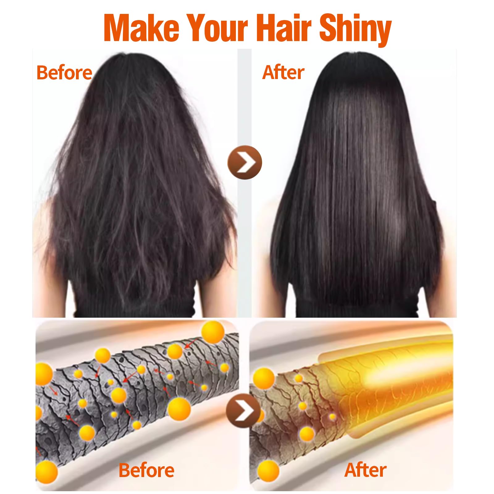 Keratin Hair Mask,Keratin Hair Treatment 250g Hair Mask for Dry Damaged Hair,Deep Conditioning Hair Treatment Mask Repair Treatment Damage Hair Root,Natural Deep Conditioner Hydrating Hair Care Gifts