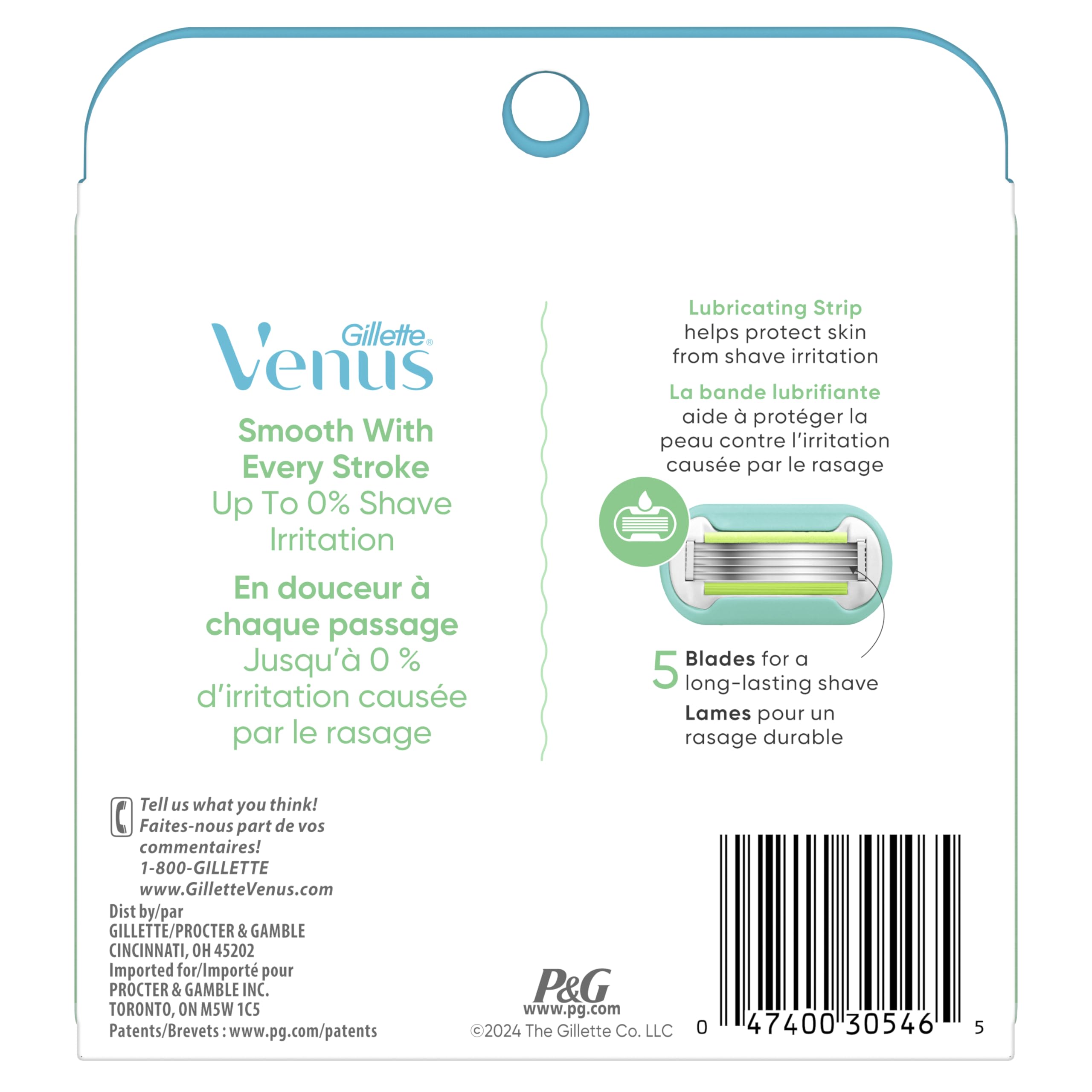 Gillette Venus Extra Smooth Womens Razor Blade Refills, 6 Count, Designed for a Close, Smooth Shave