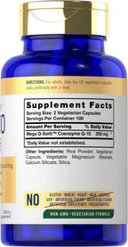 Carlyle CoQ10 200mg | 200 Capsules | Mega Q-Sorb Coenzyme Q-10