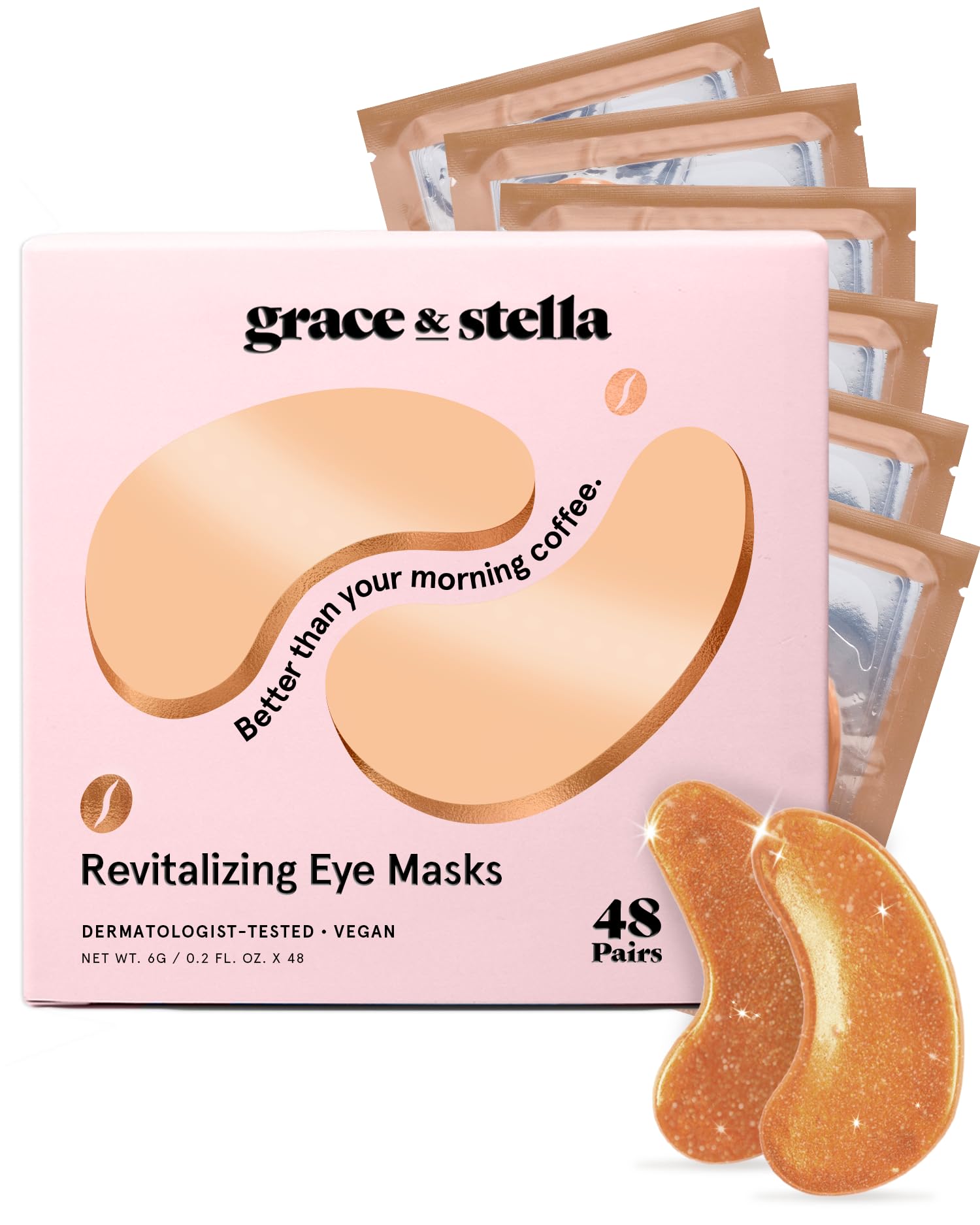 Buy now grace & stella Retinol Under Eye Patches for Puffy Eyes & Dark Circles - Restoring Gel Under Eye Masks with Hyaluronic Acid - Bridesmaid Gifts, Birthday Gifts for Women (Purple, 24 Pairs) at indiglob india