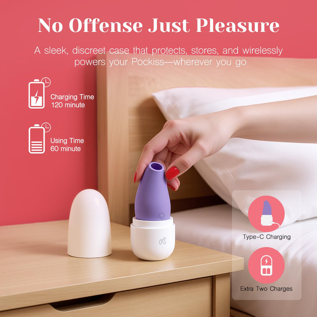 Tracy's Dog Pockiss Palm Sucking Vibrator, Women Clit Sucker Adult Sex Toy