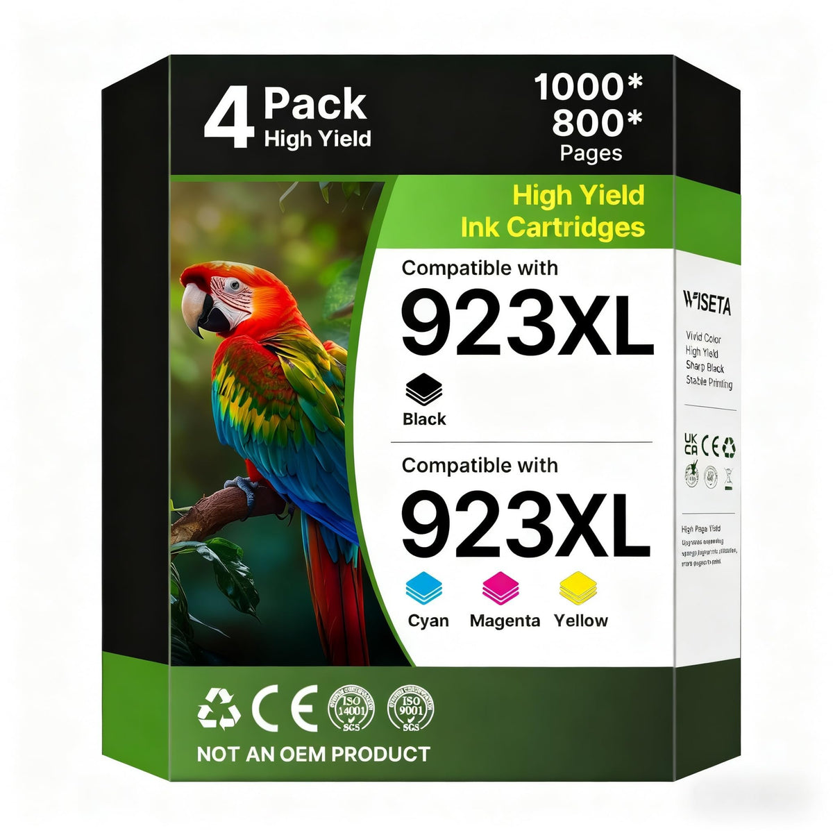 923XL 923 Ink Cartridges Combo Pack: Replacement for HP 923 Ink Cartridges