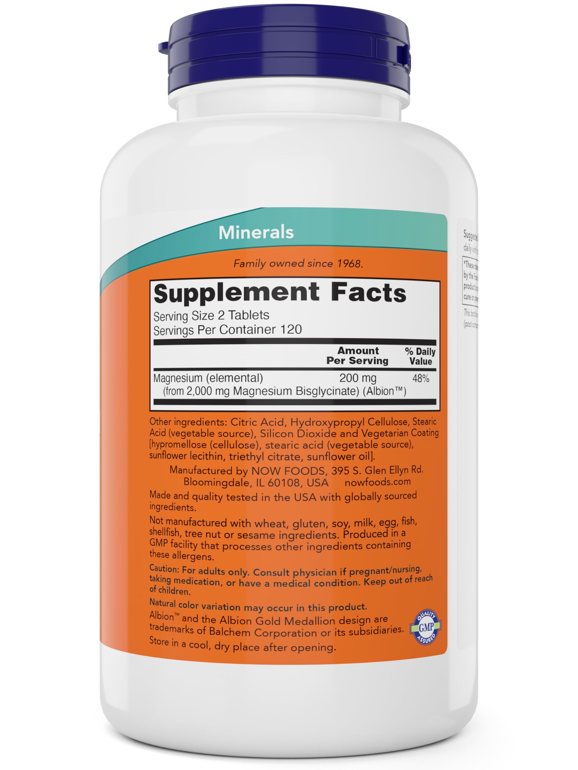Buy now Now Foods Magnesium Glycinate, 240 Tablets - Supports Healthy Muscle and Nerve Functions - Non-GMO at indiglob india