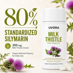 Uvora - Milk Thistle Liver Detox, Milk Thistle Supplement, 90 Caps