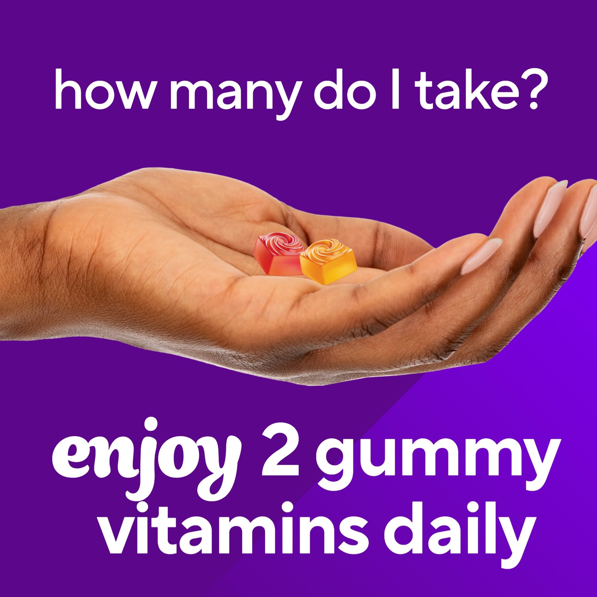 Vitafusion Fiber Well Gummies for GLP-1 Support | 5mg | 90 Count | Sugar Free Adult Gummy | Vitamins For Women & Men | Berry & Peach Flavors | Gluten Free Formula