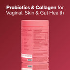 URO Probiotic + Collagen Powder – Vaginal, Skin & Gut Health – 20 Servings