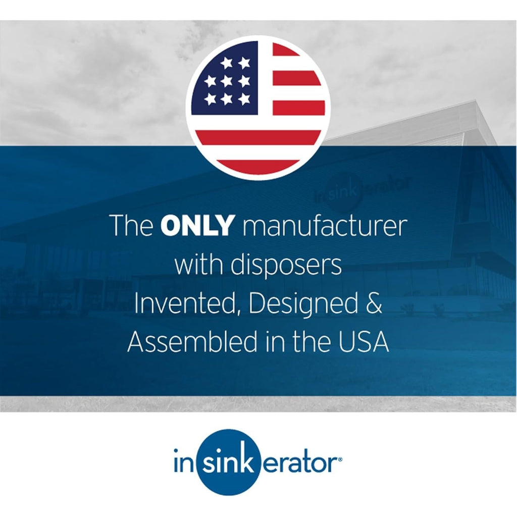 Buy now InSinkErator Garbage Disposal, Badger 1, Standard Series, 1/3 HP Continuous Feed, Black, Waterborne Grey Enamel at indiglob india