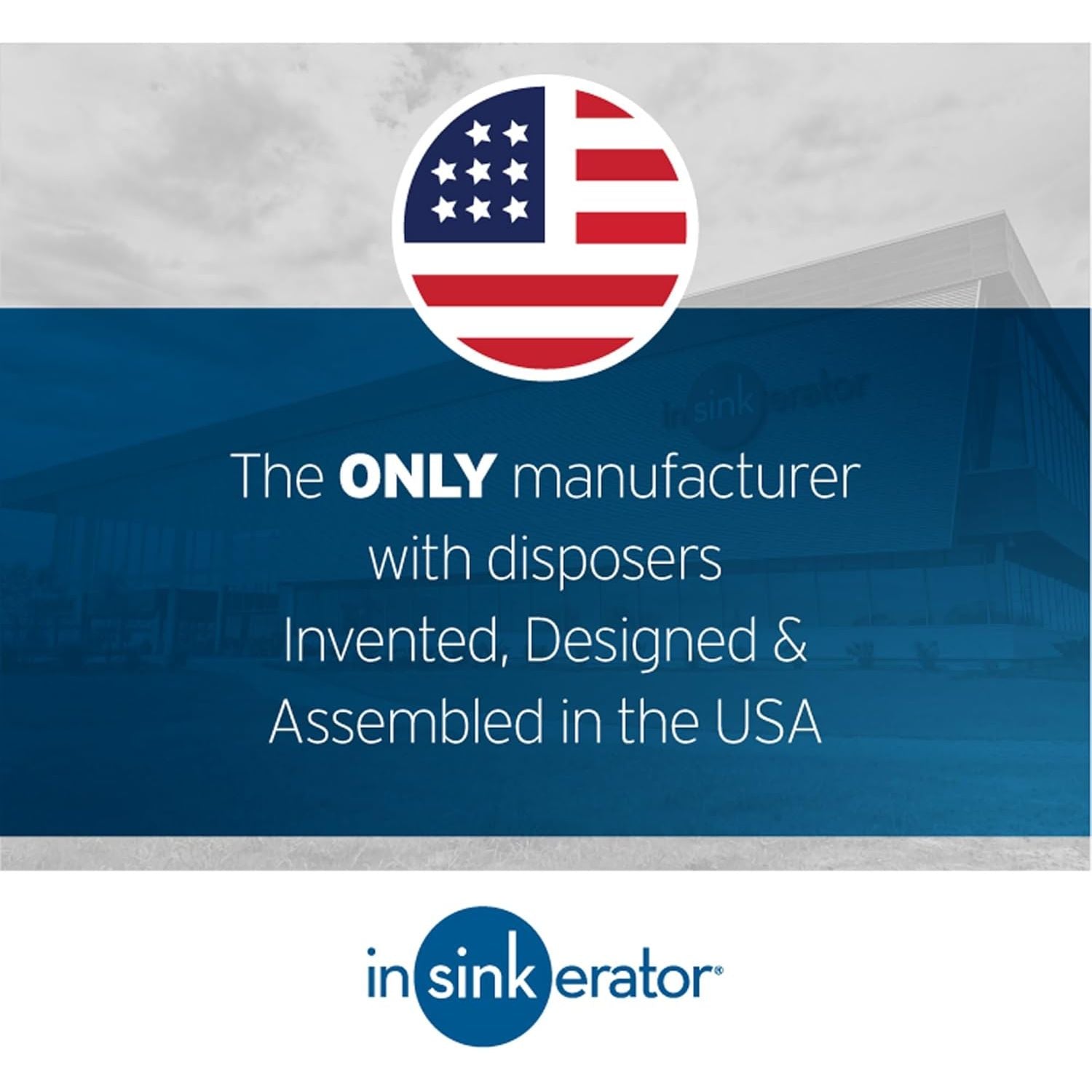 Buy now InSinkErator Garbage Disposal, Badger 1, Standard Series, 1/3 HP Continuous Feed, Black, Waterborne Grey Enamel at indiglob india