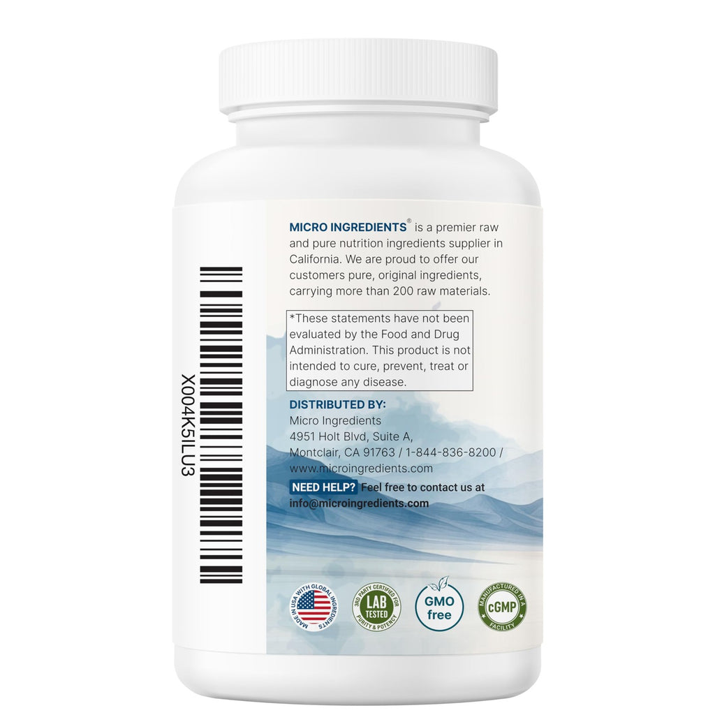 Glycine 2,000mg Per Serving, 240 Veggie Capsules | Free Form | Double Strength Amino Acids | Restful Sleep and Neurotransmitter Support Supplements | Non-GMO, Gluten Free