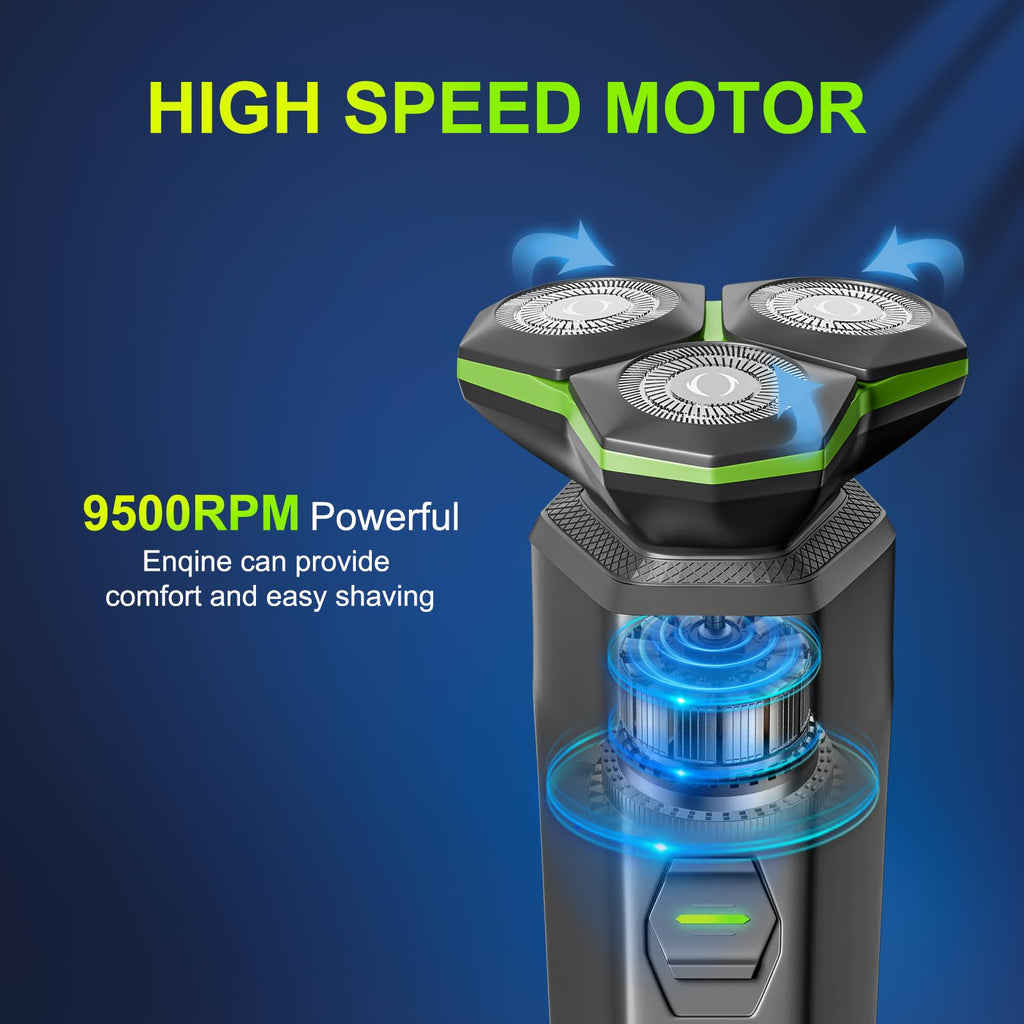 Electric Razor for Men with Magnetic Detachable Head