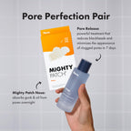 Mighty Patch Hero Cosmetics Nose Large Hydrocolloid Pore Strips, 10 Ct | Pimple Patches for Overnight, Dermatologist Approved, Pimple Stickers