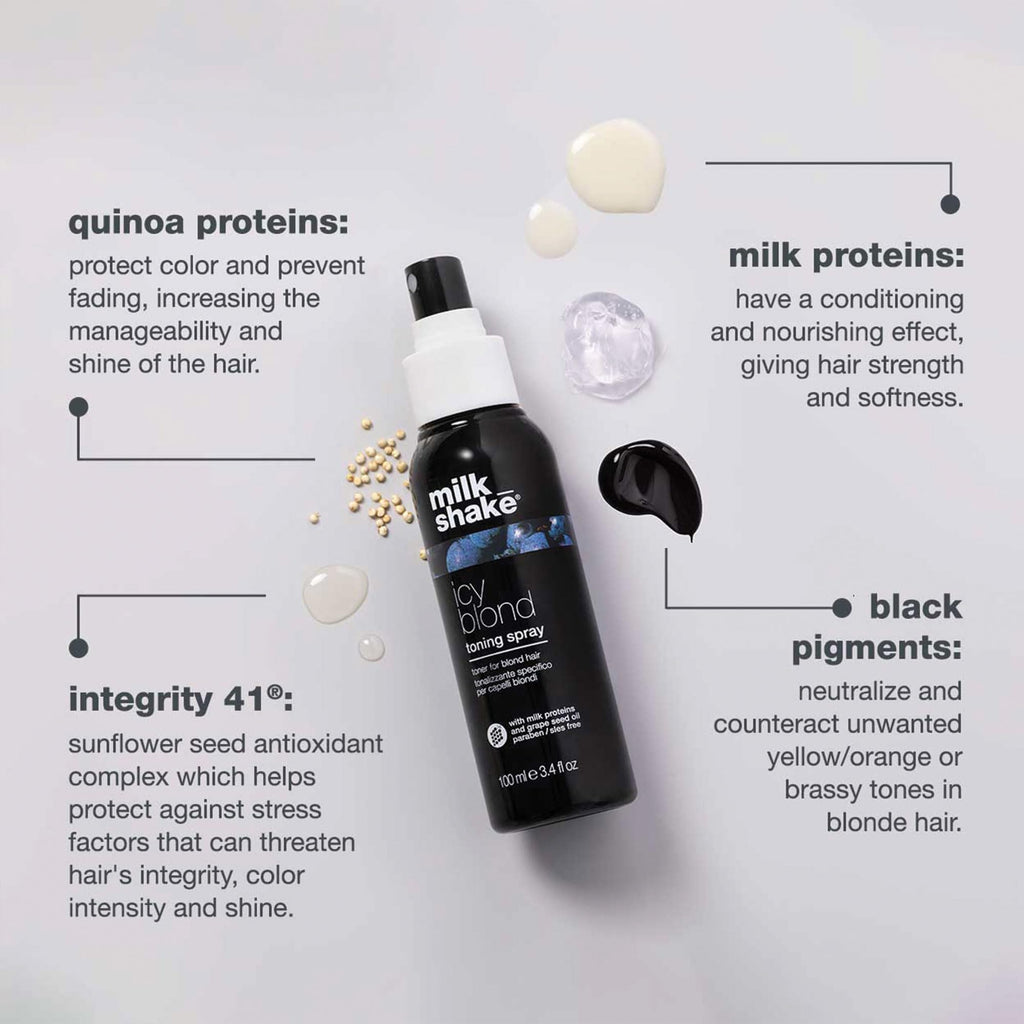 milk_shake Icy Blond Toning Spray | Leave-In, 3.4 Fl Oz