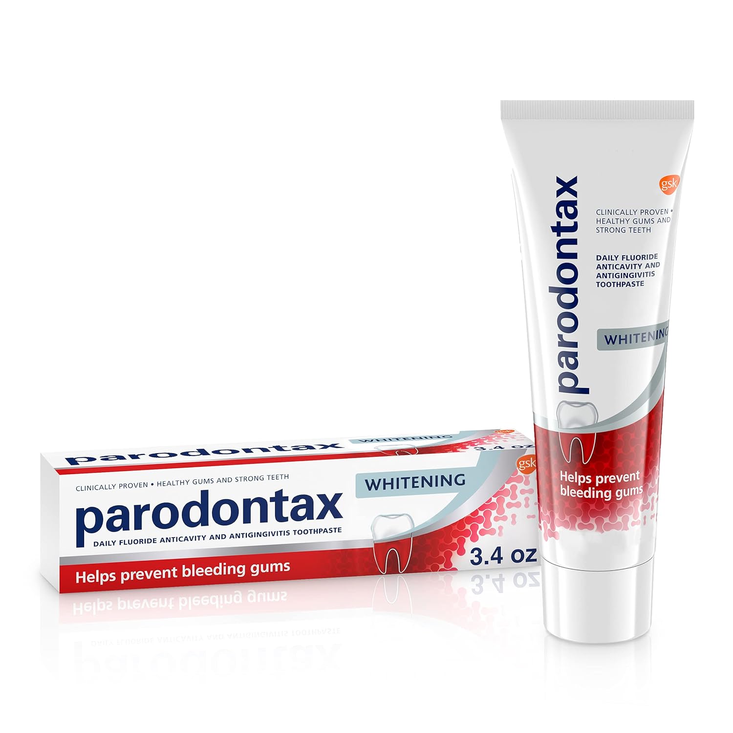 Buy now Parodontax Whitening Toothpaste for Bleeding Gums, Teeth Whitening and Gingivitis Treatment - 3.4 Ounces Default at indiglob india