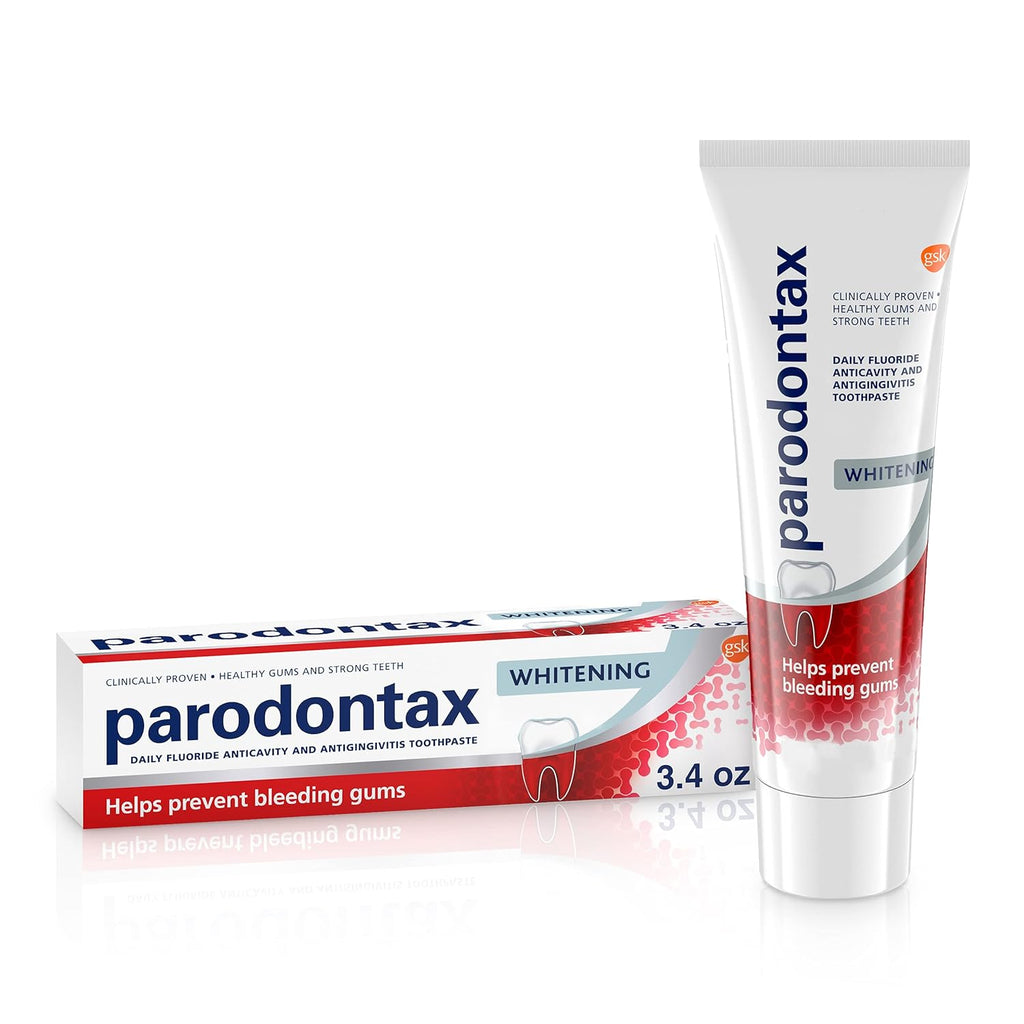 Buy now Parodontax Whitening Toothpaste for Bleeding Gums, Teeth Whitening and Gingivitis Treatment - 3.4 Ounces at indiglob india