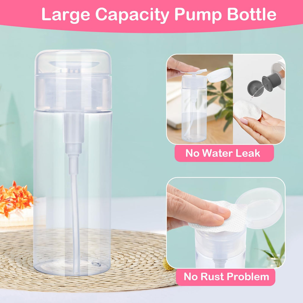 1080PCS Lint Free Nail Wipes with Pump Dispenser | Gel Nail Polish Remover Pads Soft Non-Woven Nail Wipes for Nail Polish Remove and Acrylic Nail Supplies