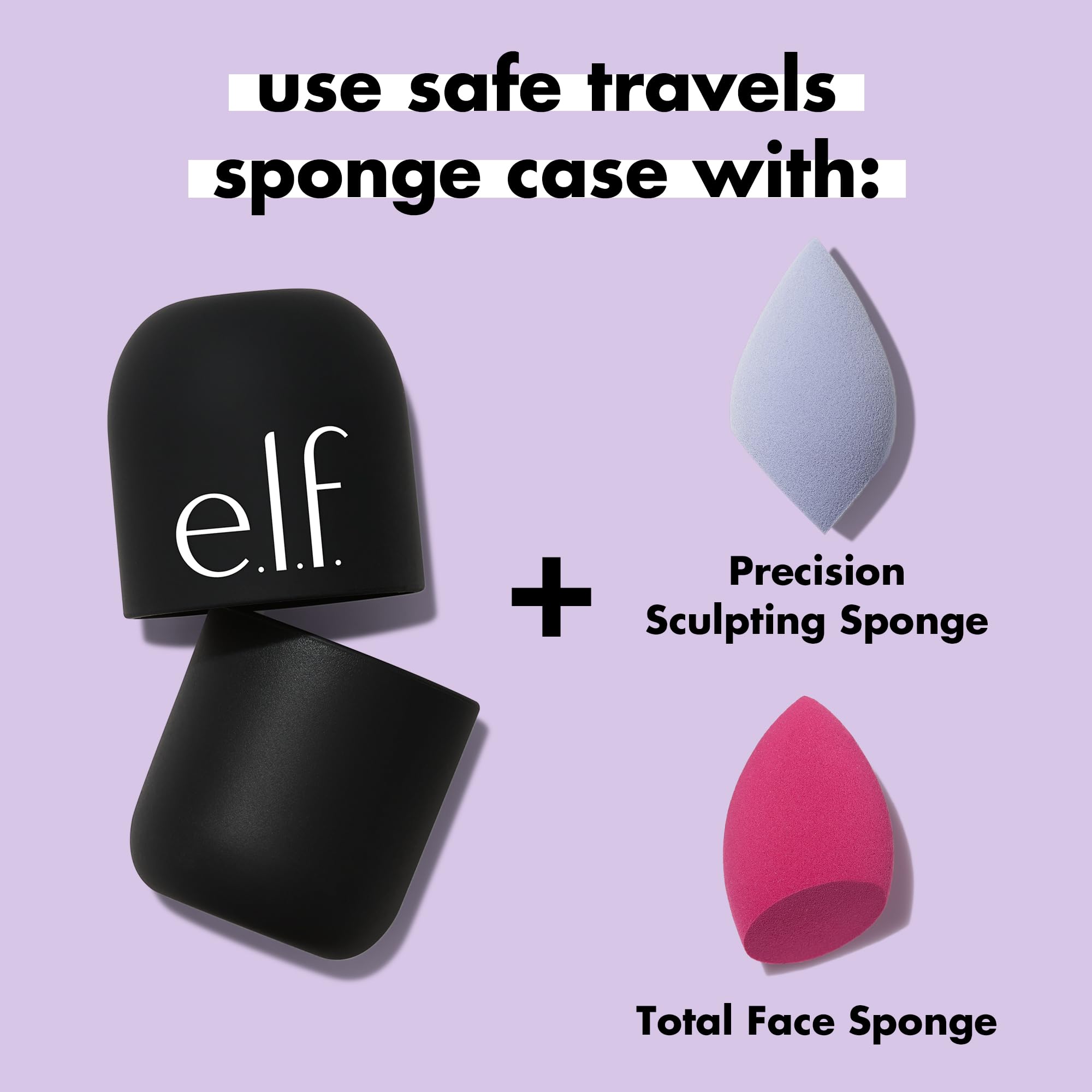 Buy now e.l.f. Safe Travels Sponge Case, On-The-Go, Breathable Beauty Sponge Protection From Dirt & Grimes, Durable Silicon Holder, Vegan & Cruelty-Free at indiglob india