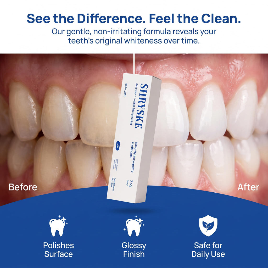 Shryske Toothpaste Whitening, Shryske Toothpaste for Yellow Teeth