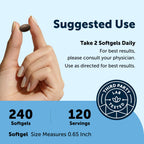 Micro Ingredients Tongkat Ali+ for Men, 240 Softgels | Made with MCT Oil