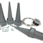 Buy now The Beadsmith Mandrel 4X, Wire Wrapping Set, 4 Different Shapes, Oval, Square, Round and Triangle, Plus Interchangeable Handle, Metal Jewelry Forming and Shaping Tool at indiglob india