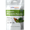 Vitamatic Certified USDA Organic Neem Leaf Powder – 1 lb (16 oz) 100% Pure Azadirachta Indica | Traditional Ayurvedic Herb for Skin, Immune, and Detox Support