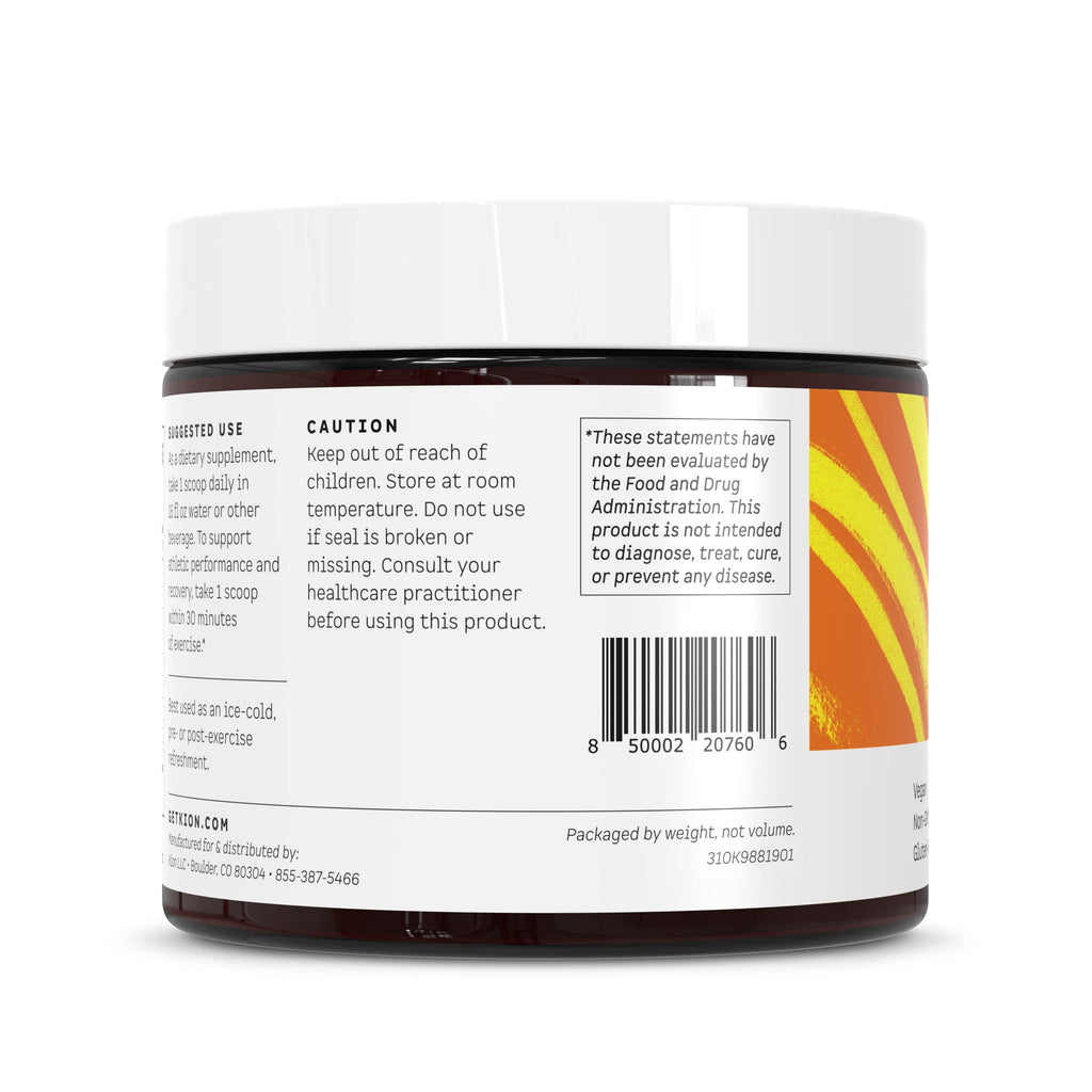 Kion Aminos Essential Amino Acids Powder, EAA & BCAA, Lean Muscle, Energy | All 9 aminos, caffeine-free, sugar-free, to curb cravings and support muscle with age, dieting, or GLP-1 use