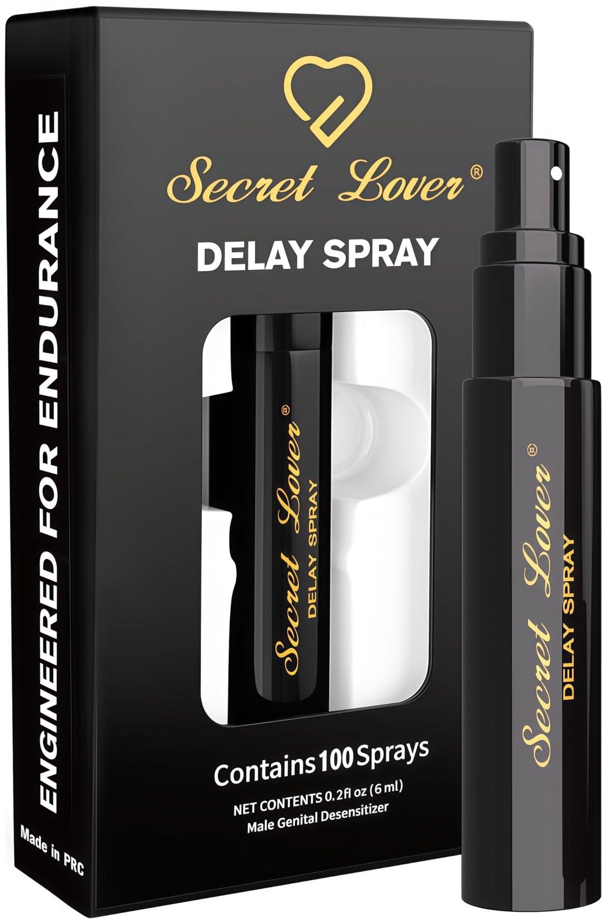 Secret Lover Delay Sprayer for Long Last Men, Fast-Acting Control Formula for Long-Lasting Performance Duration Spray, Desensitized Spray for Enhanced Sensation Support, Retardante Para Caballeros