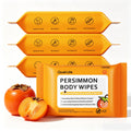 Persimmon Deodorant Wipes - Long-Lasting Odor Control - Fragrance-Free