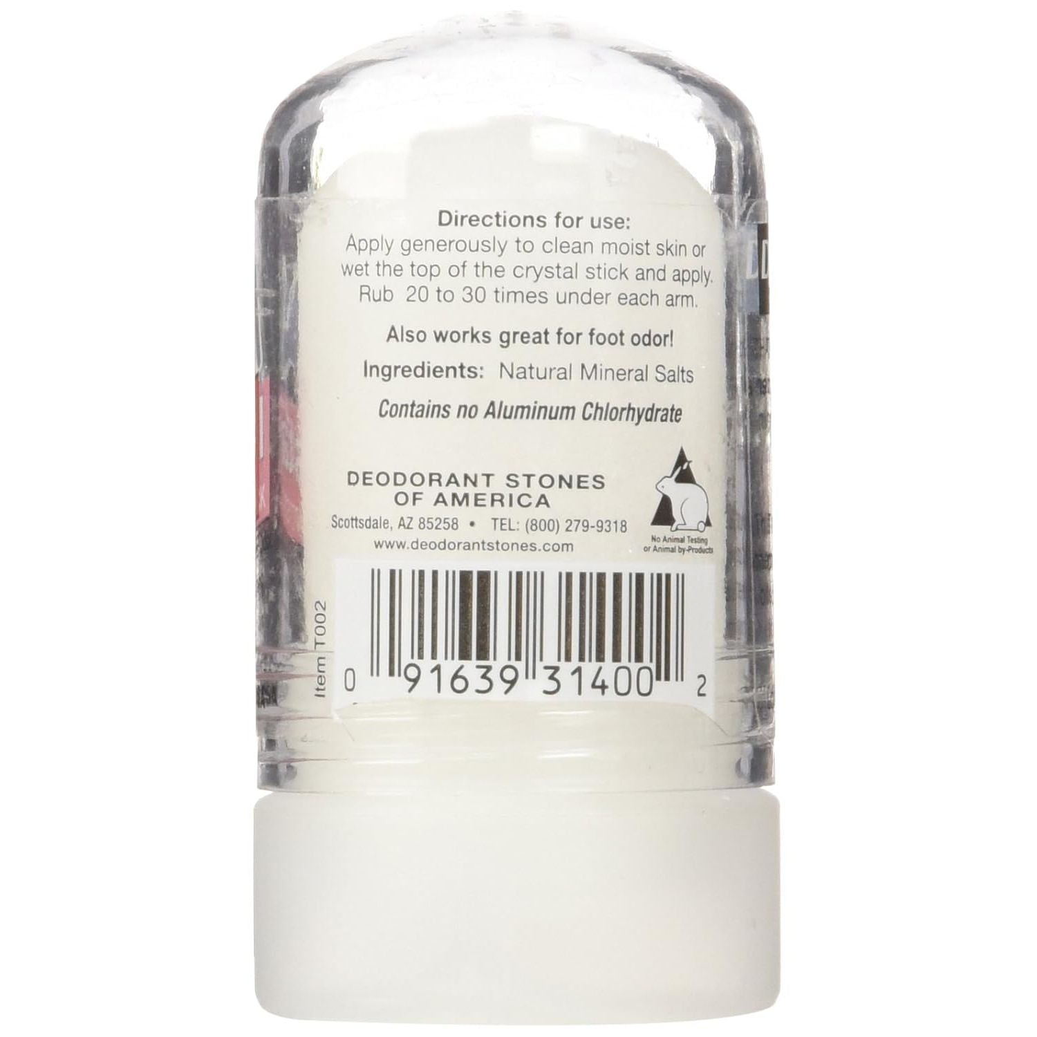 Buy now THAI 100% Natural Crystal Deodorant Stick, Mini Travel Size (2.125 Ounces) at indiglob india