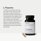Momentous L-Theanine Supplement, Supports Relaxation & Focus, 200mg | Promotes Calm, Sleep Quality, & Cognitive Function, NSF Certified for Sport, Non-GMO & Gluten-Free (60 Servings)