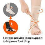 Buy now NEOFECT Drop Foot Brace Beige Right AFO Foot Drop Brace for Walking, Drop Foot Brace with Shoes, Stroke Recovery Equipment, Foot Drop Brace for Sleeping, Adjustable Ankle Brace (Right) at indiglob india