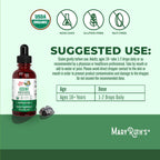 MaryRuth's Organic Iodine Liquid Drops, Potassium Iodide, 15 Month Supply | Potassium Iodide, 1 Year Supply, 450 Servings, Thyroid Health, USDA Organic