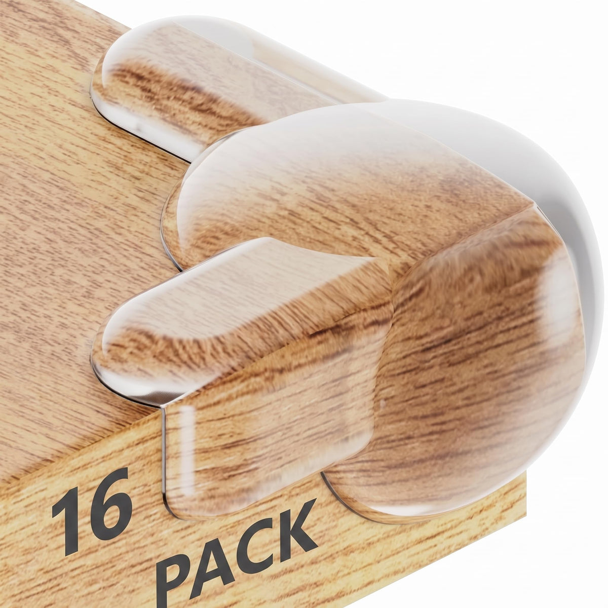 Corner Protectors for Baby (16 Pack) - Patented - New & Improved Edge Protector for Baby – Transparent Corner Protectors - Baby Safety Products to Baby Proof Corners and Edges