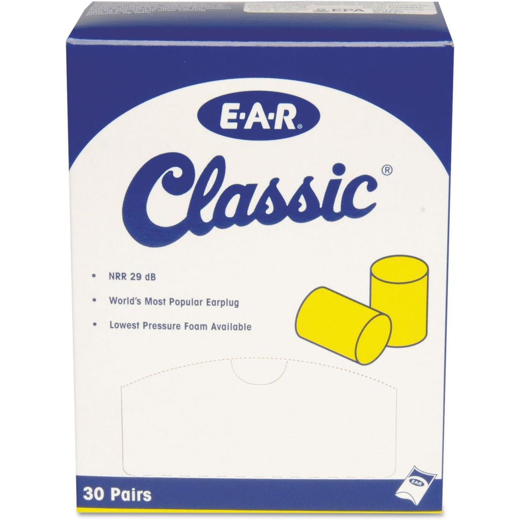 Buy now 3M Ear Plugs, 30 Pairs/Box, E-A-R Classic 310-1060, Uncorded, Disposable, Foam, NRR 29, For Drilling, Grinding, Machining, Sawing, Sanding, Welding, 1 Pair/Pillow Pack at indiglob india