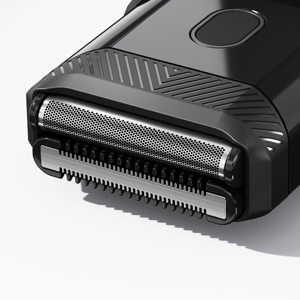 MANSCAPED® The Handyman™ Compact Face Shaver – Portable Men’s Travel Facial Hair Groomer, USB-C Rechargeable Razor, Electric Foil Face Shaver, Waterproof, Cordless, Dual-Action SkinSafe® Foil Blades