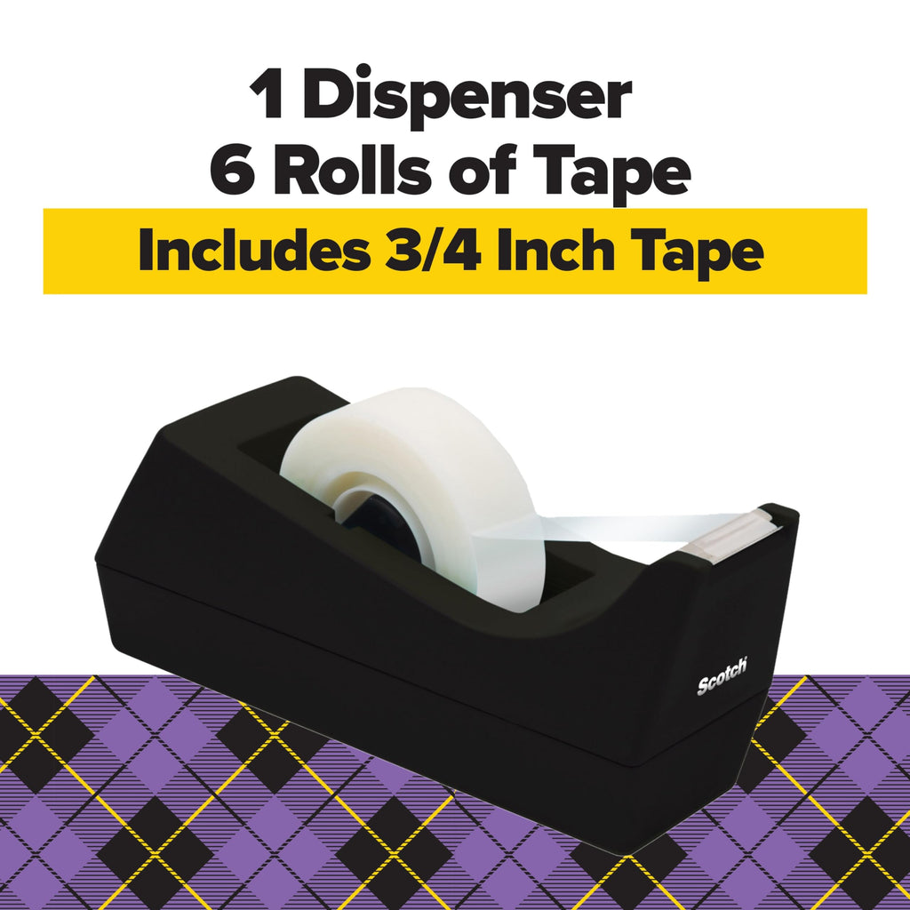 Scotch Gift Wrap Tape with Scotch Desktop Dispenser