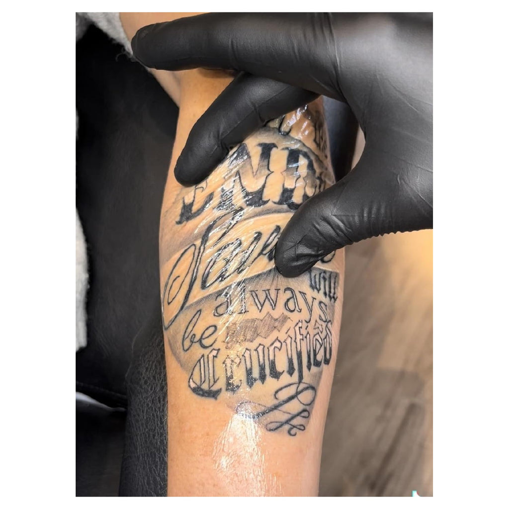 Tattoo Aftercare Sealant Gel - Forms a breathable protective skin-No Adhesives-No Latex-Natural Healing ingredients- Painlessly wash off- No Adverse skin reactions- 8 fl oz