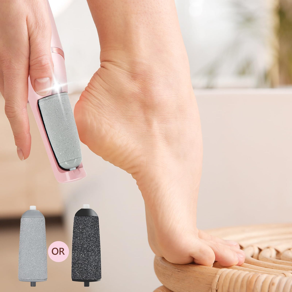 9 Pack Pedicures Replacement Heads for Haootadiy Pedi, Eelectric Tool Foot File, Pedi Replacement Roller Head fit Finishing Touch Pedi (Pedicure Tool Not Included)