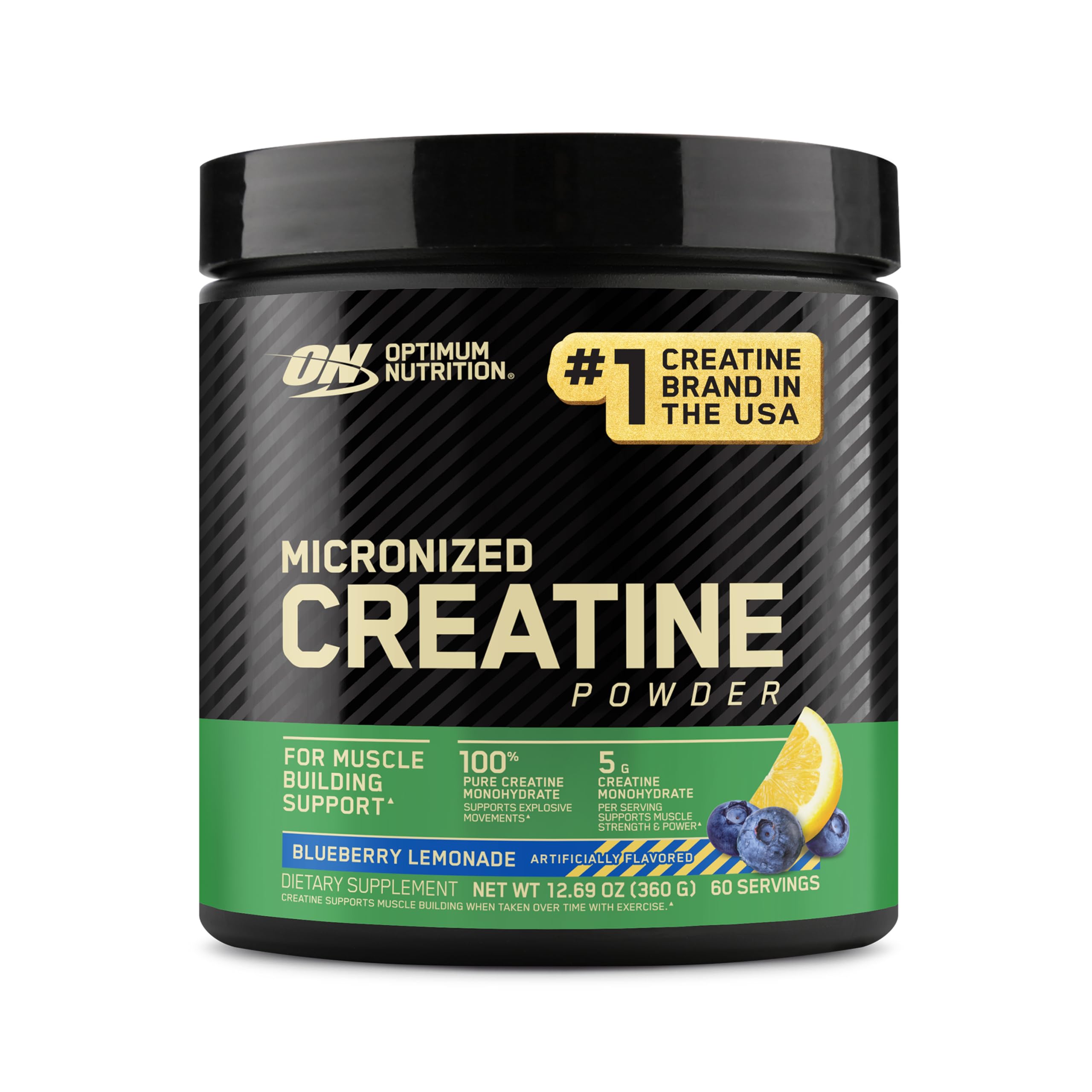 Buy now Optimum Nutrition Micronized Creatine Monohydrate Capsules, Keto Friendly, 2500mg, 300 Capsules (Packaging May Vary) Blueberry Lemonade at indiglob india