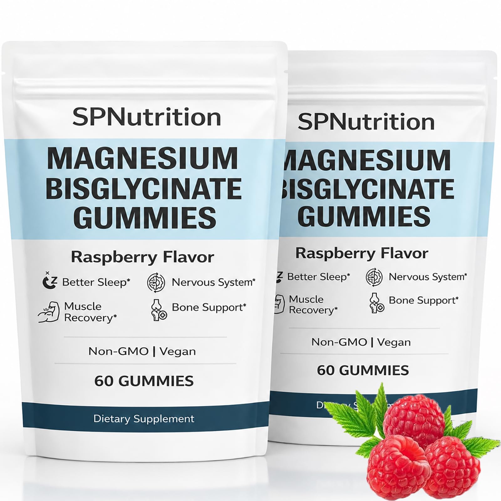 Spnutrition Magnesium Bisglycinate Gummies – Chelated Magnesium Supplement (2)