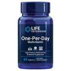 Life Extension One-Per-Day Multivitamin – Packed with Over 25 Vitamins, Minerals & Plant Extracts, Quercetin, 5-MTHF Folate & More – 1-Daily, Non-GMO, Gluten-Free – 60 Tablets