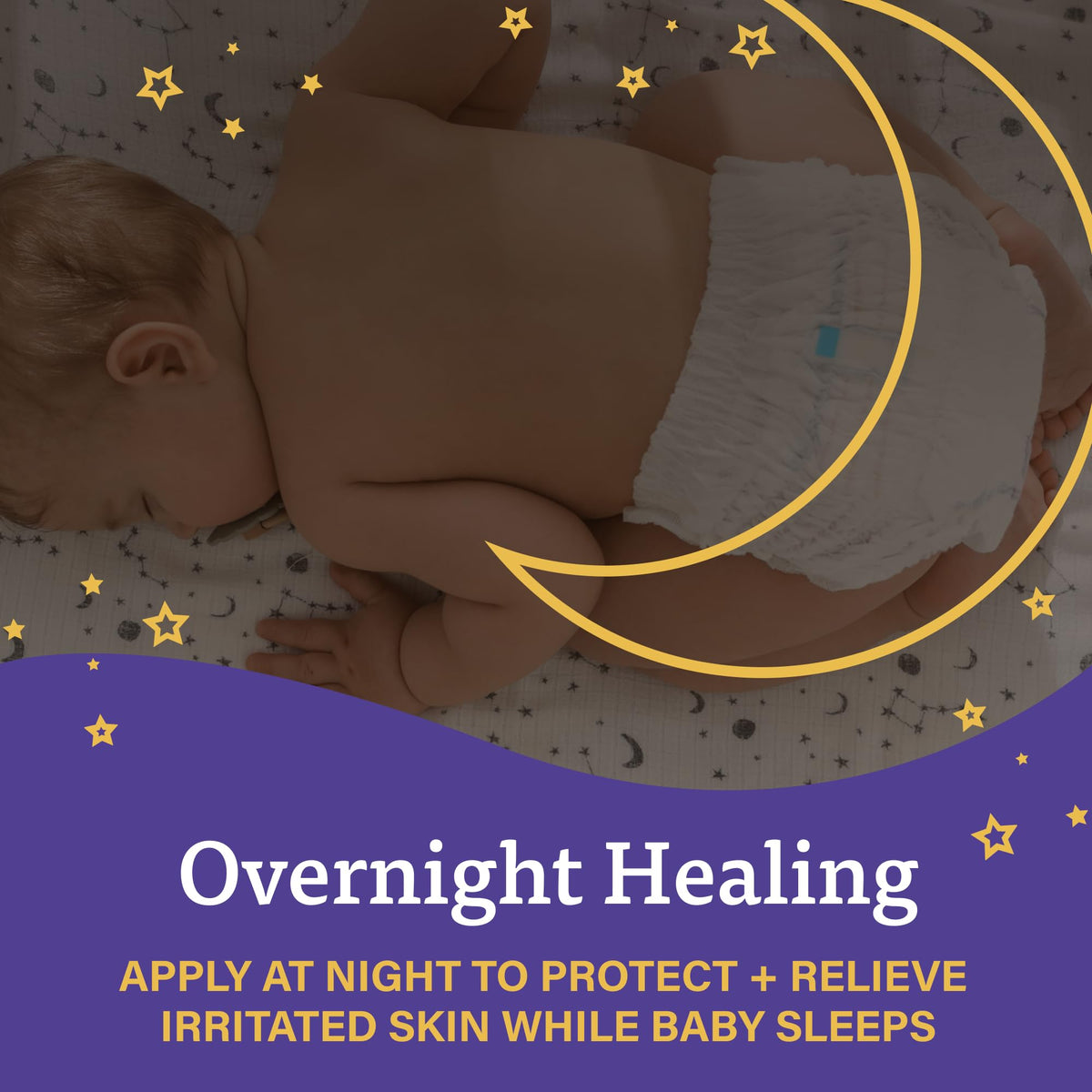 A+D Overnight Healing Diaper Rash Ointment, Lavender & Oatmeal, 15.2oz Jar