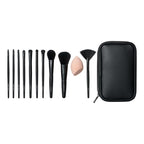 Buy now e.l.f. Full Face & Eye Makeup Brush Set with Travel Case, 11 Face & Eye Brushes For Creating A Full Face Makeup Look, Vegan & Cruelty-Free at indiglob india