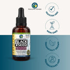 Buy now Amazing Herbs Premium Black Seed Oil - Cold Pressed Nigella Sativa Aids in Digestive Health, Immune Support, Brain Function, Joint Mobility, Gluten Free, Non GMO - 1 Fl Oz at indiglob india