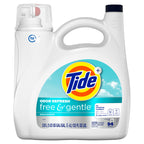 Buy now Tide Free and Gentle Odor Refresh Laundry Detergent Liquid, 94 Count, 132 fl oz, Hypoallergenic Laundry Detergent at indiglob india
