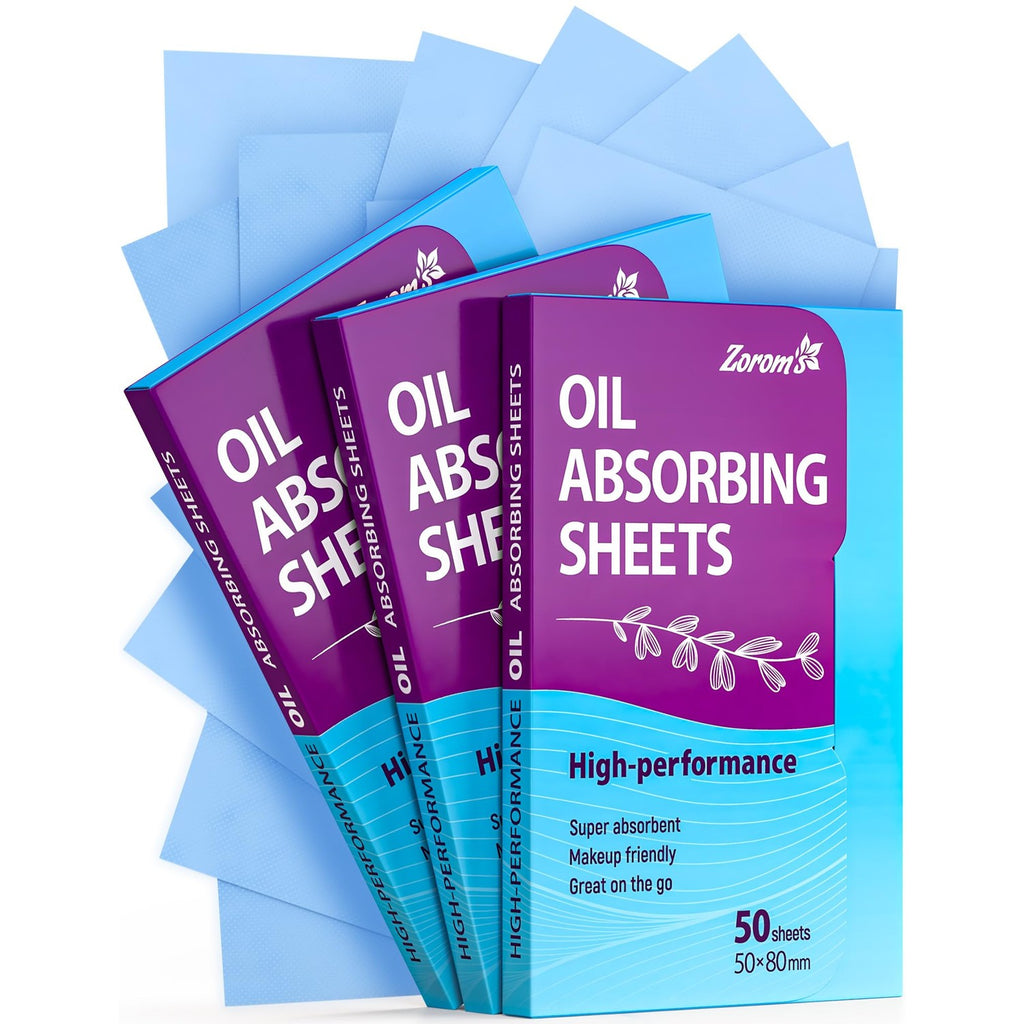 High-Performance Oil Absorbing Sheets for Face – 6pk/300 - Makeup Friendly | Blotting Papers for Oily Skin - Oil Control Film - Skin Friendly - Perfect for Keeping in Purse - Unisex - Gteat on the Go
