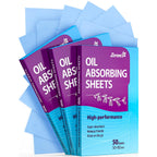 High-Performance Oil Absorbing Sheets for Face – 6pk/300 - Makeup Friendly | Blotting Papers for Oily Skin - Oil Control Film - Skin Friendly - Perfect for Keeping in Purse - Unisex - Gteat on the Go