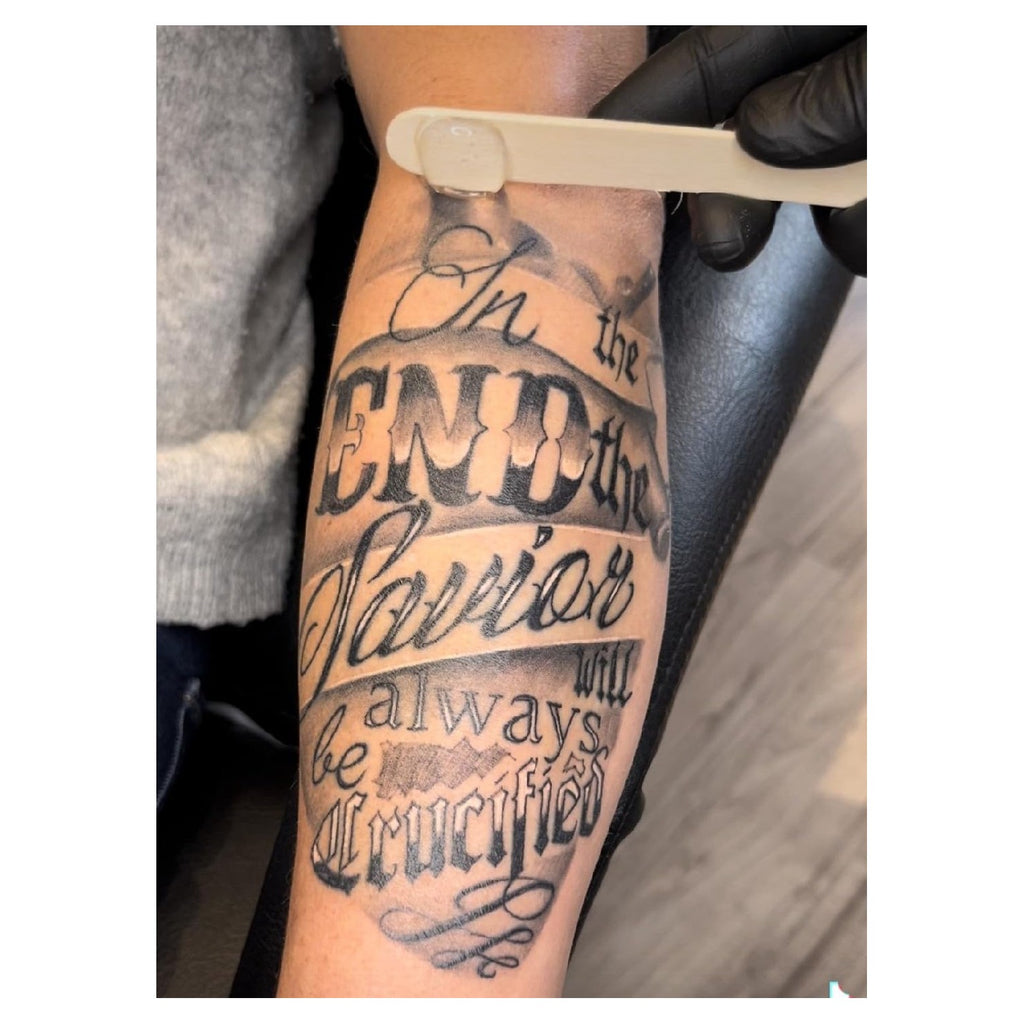 Tattoo Aftercare Sealant Gel - Forms a breathable protective skin-No Adhesives-No Latex-Natural Healing ingredients- Painlessly wash off- No Adverse skin reactions- 8 fl oz