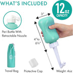 Buy now Peri Bottle - Postpartum and Perineal Care - FSA HSA Eligible - Portable Hand Held Travel Bidet Sprayer for Women or Men - Handheld Jet Spray Bottle for Toilet - Pack of 1 - Blue at indiglob india