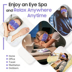 20 Packs Steam Eye Mask, Heated Eye Mask Warm Compress for Eyes, Disposable Self Heating Steam Mask for Home, Sleep, Spa, Travel Essentials & Relaxation Gifts for Women (Lavender)